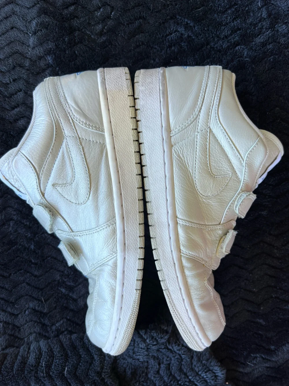 Air Jordan 1 Velcro Premr Low 'Sapphire' 344521-041 men’s Size 9